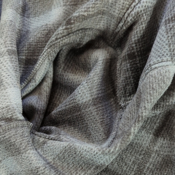 O'Neill Gray Lightweight Plaid Shirt Jacket - Picture 14 of 16